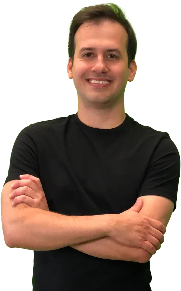 Prof. Paulo Valim, professor da aula de Introdução ao Estudo da Química