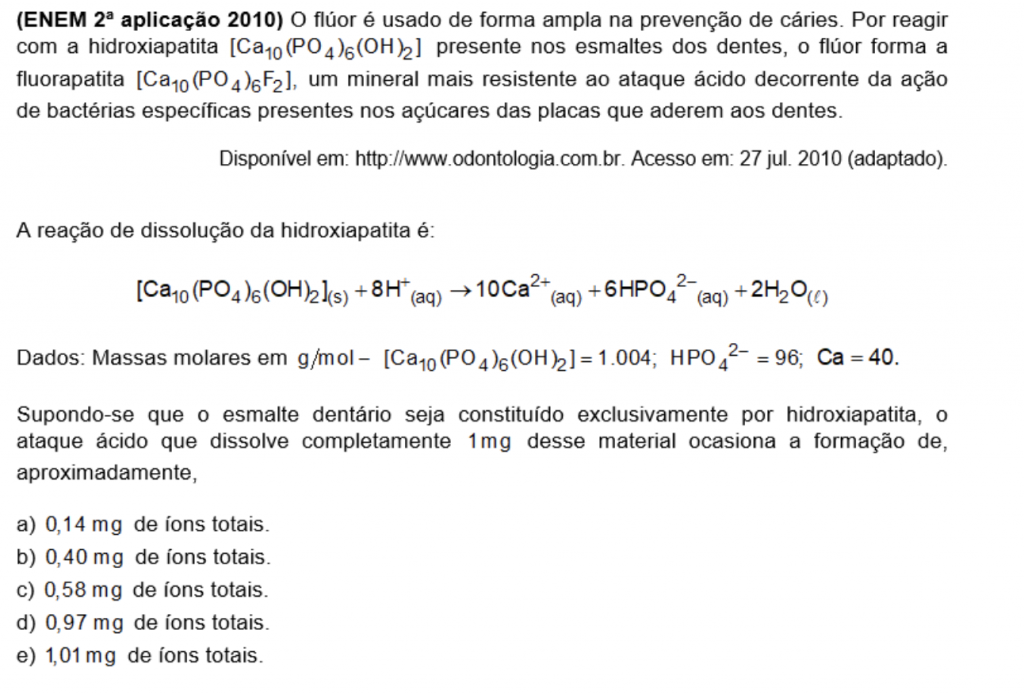 Comentário ENEM 2010]