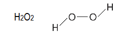 Fórmula Química e Estrutural do Peróxido de Hidrogênio